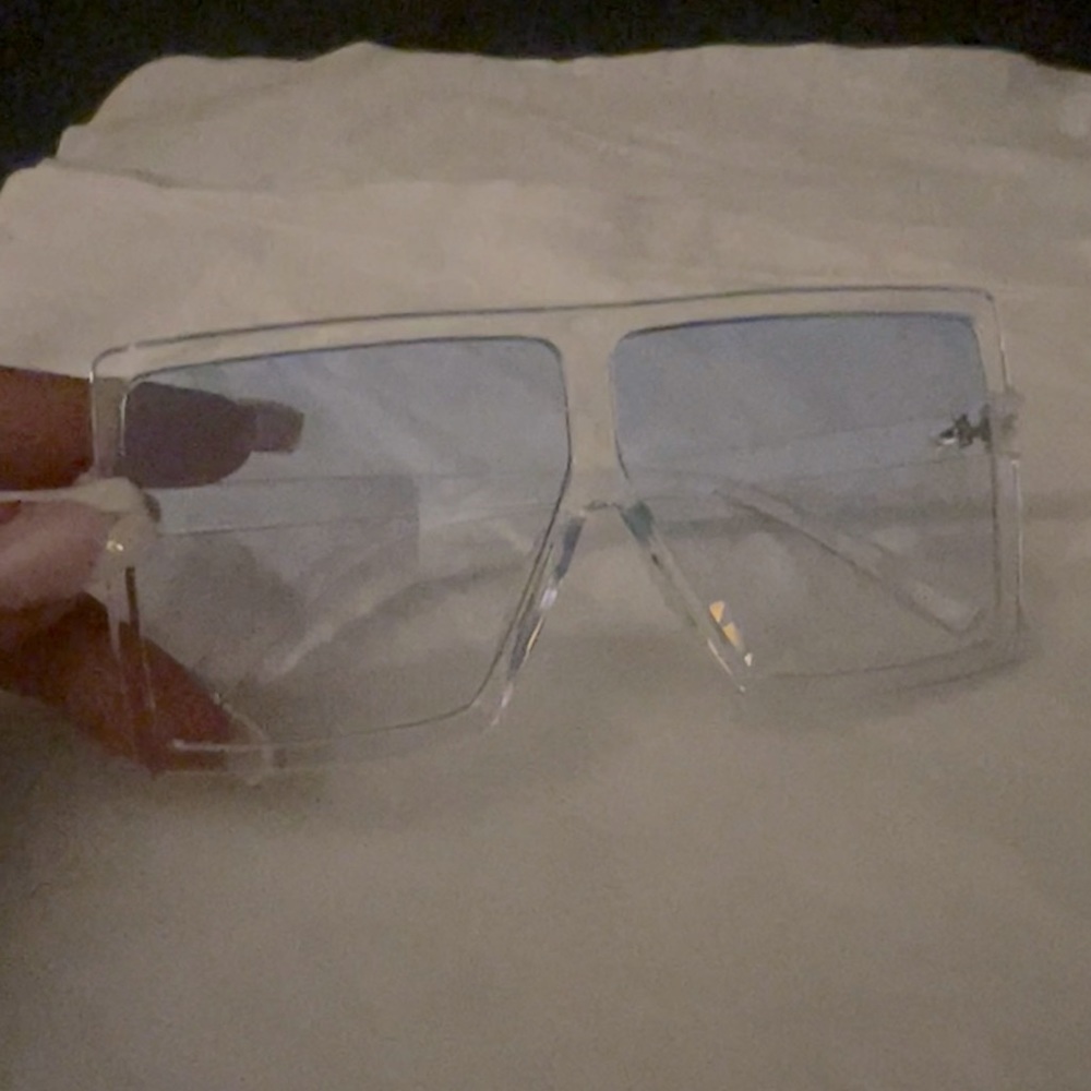 Clear sunglasses